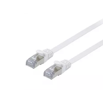 Cabo patch plano Equip Cat.6A U/FTP RJ-45 2,0 m branco