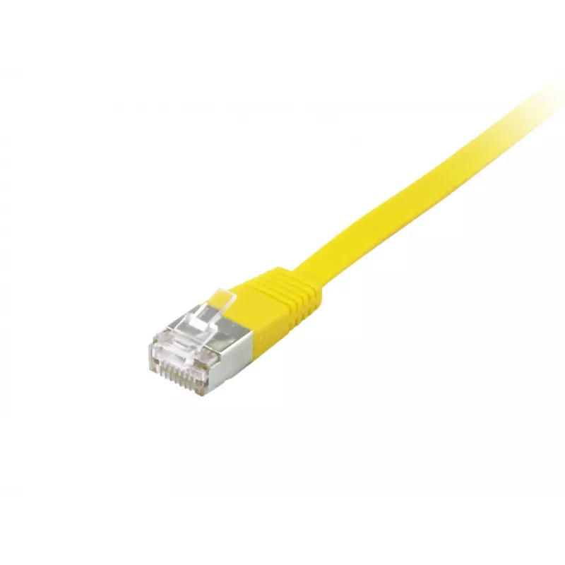 Cabo patch plano Equip Cat.6A U/FTP RJ-45 2 m amarelo