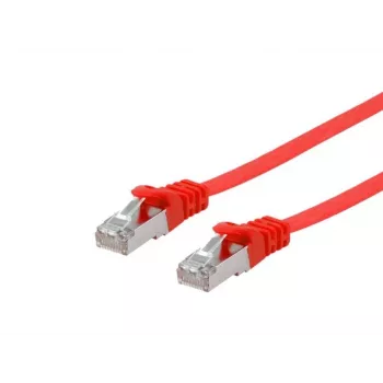 Cabo patch plano EQUIP Cat.6A U/FTP RJ-45 3 m vermelho