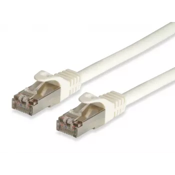 Cabo de rede Equip Cat.6A Pro S/FTP patch RJ-45 Cat6a 1 m branco