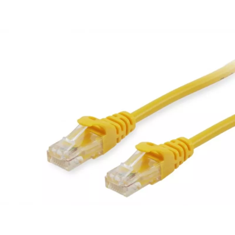 Cabo patch Equip Cat.6A U/UTP, 5 m, amarelo, 5 m, Cat6a, U/UTP (UTP), RJ-45, RJ-45, amarelo
