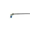 Cabo patch Equip Cat.6A S/FTP, ficha angular para reta, 2,0 m, branco