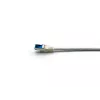 Cabo patch Equip Cat.6A S/FTP, ficha angular para reta, 2,0 m, branco