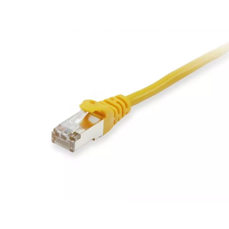 Cabo patch Equip Cat.6A S/FTP RJ-45 0,15 m amarelo