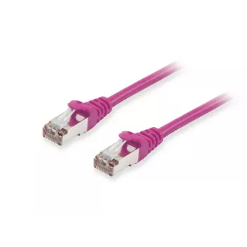 Cabo patch Equip Cat.6A S/FTP RJ-45 0,15 m lilás