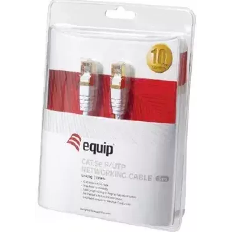Cabo de rede Equip Cat5e F/UTP RJ-45 10 m branco