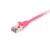 Cabo de rede Equip Cat.6 S/FTP cabo patch RJ-45 7,5 m rosa
