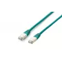 Cabo patch Equip Cat.6A Platinum RJ-45 S/FTP 0,5 m verde