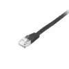 Cabo de rede Equip Cat.6A U/FTP cabo patch plano RJ-45 3,0 m preto