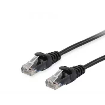 Cabo patch Equip Cat.6A RJ-45 U/UTP 0,25 m preto