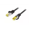 Cabo patch exterior EQUIP Cat.6A S/FTP 1,0 m RJ-45 — preto