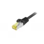 Cabo patch exterior EQUIP Cat.6A S/FTP, 5,0 m, RJ-45–RJ-45, preto