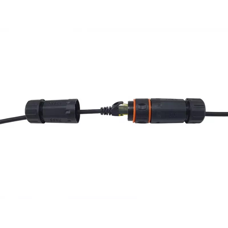Cabo patch exterior EQUIP Cat.6A S/FTP, 40 m, RJ-45–RJ-45, preto