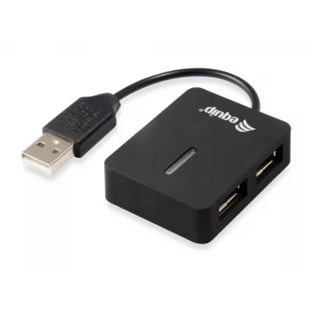 Hub de interfaces Equip 128952 USB 2.0 480 Mbit/s preto