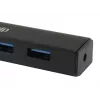 Hub de interfaces Equip 128953 USB 3.2 Gen 1 (3.1 Gen 1) Type-A 5000 Mbit/s preto