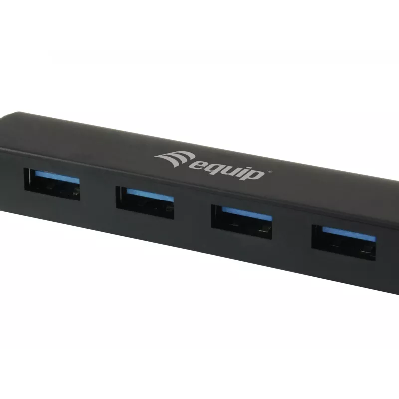 Hub de interfaces Equip 128953 USB 3.2 Gen 1 (3.1 Gen 1) Type-A 5000 Mbit/s preto