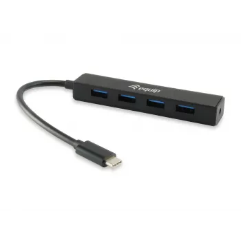 Hub de interfaces Equip 128954 USB 3.2 Gen 1 (3.1 Gen 1) Type-C 5000 Mbit/s preto