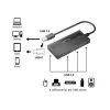 Hub USB 3.0 Equip de 4 portas com adaptador USB-C
