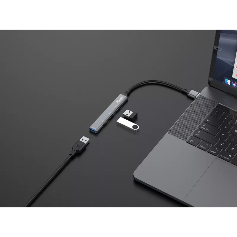 Hub USB Equip de 4 portas USB 3.0/2.0