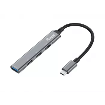 Hub USB Equip de 4 portas USB 3.0/2.0 USB-C