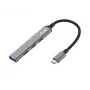 Hub USB Equip de 4 portas USB 3.0/2.0 USB-C
