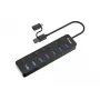 Hub USB Equip de 7 portas USB 3.2 Gen 1 com fonte de alimentação