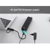 Hub USB Equip de 7 portas USB 3.2 Gen 1 com fonte de alimentação