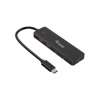 Hub USB-C Equip de 4 portas USB 3.2 Gen 2 (10 Gbit/s), USB-C x 2, USB-A x 2