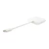 Adaptador USB Type-C para HDMI fêmea/USB A fêmea/PD Equip 133461