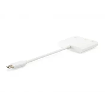 Adaptador USB Type-C para HDMI fêmea/USB A fêmea/PD Equip 133461