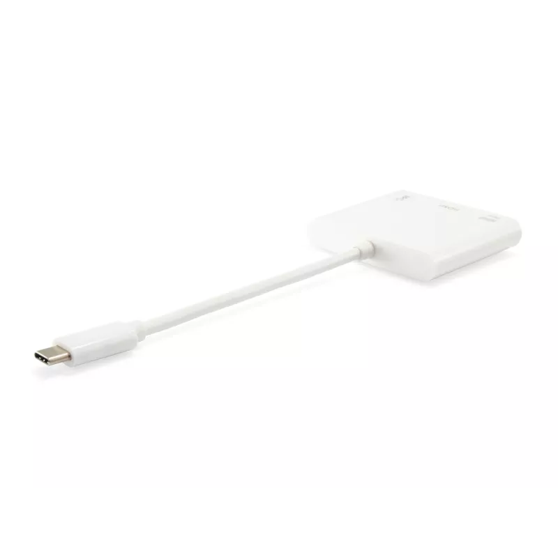Adaptador USB Type-C para HDMI fêmea/USB A fêmea/PD Equip 133461