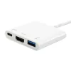 Adaptador USB Type-C para HDMI fêmea/USB A fêmea/PD Equip 133461