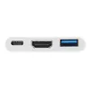 Adaptador USB Type-C para HDMI fêmea/USB A fêmea/PD Equip 133461