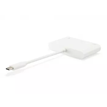 Adaptador USB Type-C para VGA fêmea/USB A fêmea/PD Equip 133462