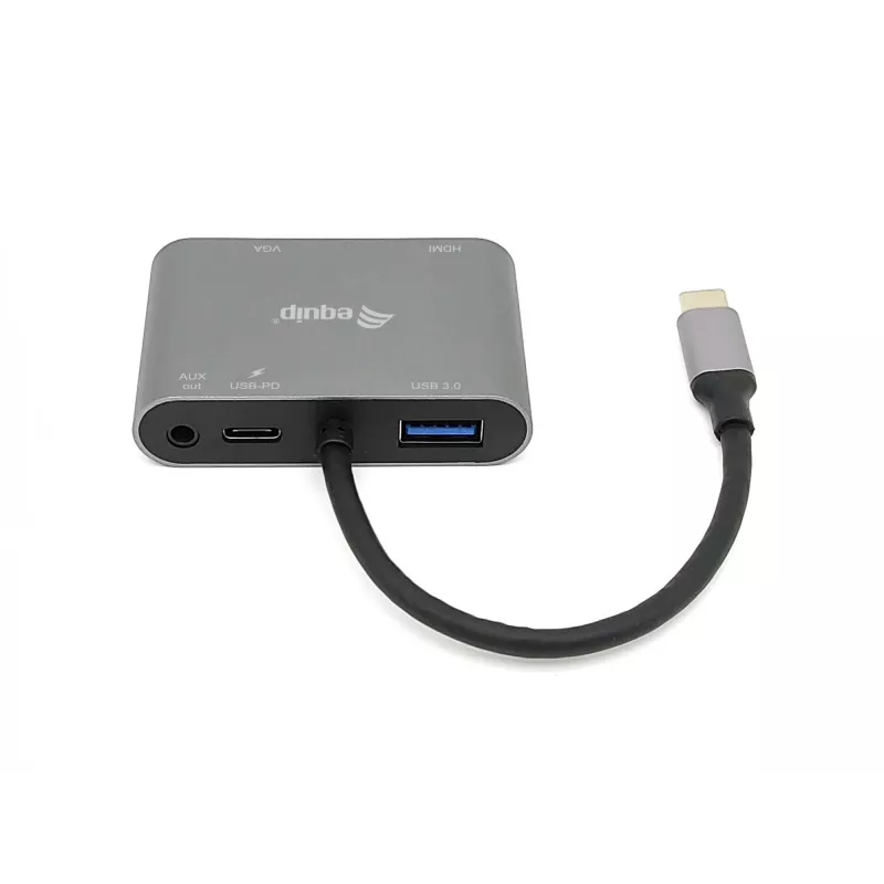 Adaptador multifunções 5-em-1 Equip USB-C
