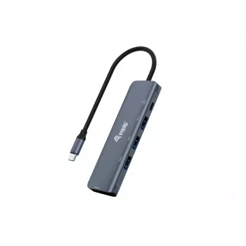 Adaptador multifunções Equip USB-C 5 em 1, HDMI, USB 3.2 GEN1, 100W USB PD