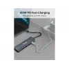 Adaptador multifunções Equip USB-C 5 em 1, HDMI, USB 3.2 GEN1, 100W USB PD