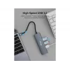Adaptador multifunções Equip USB-C 5 em 1, HDMI, USB 3.2 GEN1, 100W USB PD