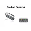 Adaptador Equip USB-C para RJ45 Gigabit + PD USB Type-C 100W