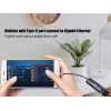 Adaptador Equip USB-C para RJ45 Gigabit + PD USB Type-C 100W