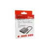 Equip 133488 adaptador 3 em 1 de USB-C para HDMI / USB-A / USB PD, USB 3.2 Gen 1 (3.1 Gen 1), 4K/60 Hz, 100 W PD, alumínio, preto/cinzento