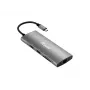 Adaptador multifunções Equip USB-C 9-em-1, HDMI 4K/60Hz, Gigabit-LAN, USB 3.2 GEN1, SD/TF, 100W USB PD
