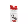 Adaptador multifunções Equip USB-C 9-em-1, HDMI 4K/60Hz, Gigabit-LAN, USB 3.2 GEN1, SD/TF, 100W USB PD