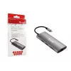 Adaptador multifunções Equip USB-C 9-em-1, HDMI 4K/60Hz, Gigabit-LAN, USB 3.2 GEN1, SD/TF, 100W USB PD