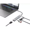 Adaptador multifunções Equip USB-C 7-em-1, HDMI 4K/60Hz, USB 3.2 Gen1 x3, TF/Micro SD, 100W USB PD