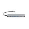 Adaptador multifunções Equip USB-C 7-em-1, HDMI 4K/60Hz, USB 3.2 Gen1 x3, TF/Micro SD, 100W USB PD