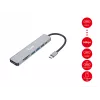 Adaptador multifunções Equip USB-C 7-em-1, HDMI 4K/60Hz, USB 3.2 Gen1 x3, TF/Micro SD, 100W USB PD