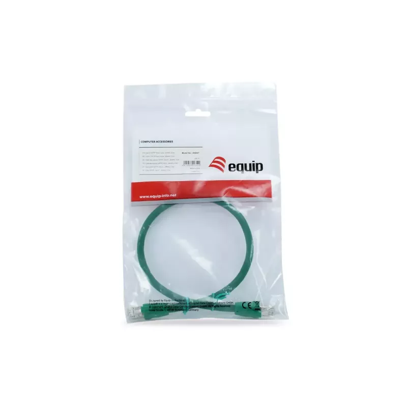 Cabo de rede Equip Cat 8.1 S/FTP (PIMF) RJ-45 Cat8.1 0,5 m verde