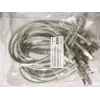 Cabo de rede Equip Cat.6A Platinum S/FTP, cinzento, 0,5 m, 10 unid./conjunto