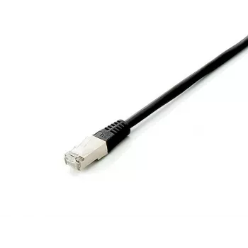 Cabo de rede Equip Cat.6A Platinum S/FTP, preto, 0,5 m, 10 unid./conjunto